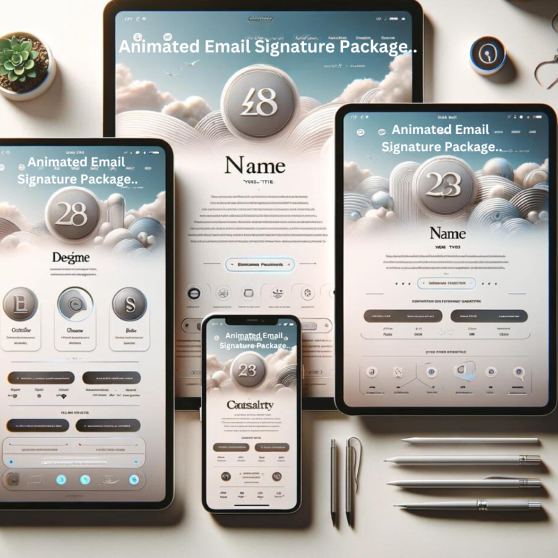 Animated Email Signature Package..