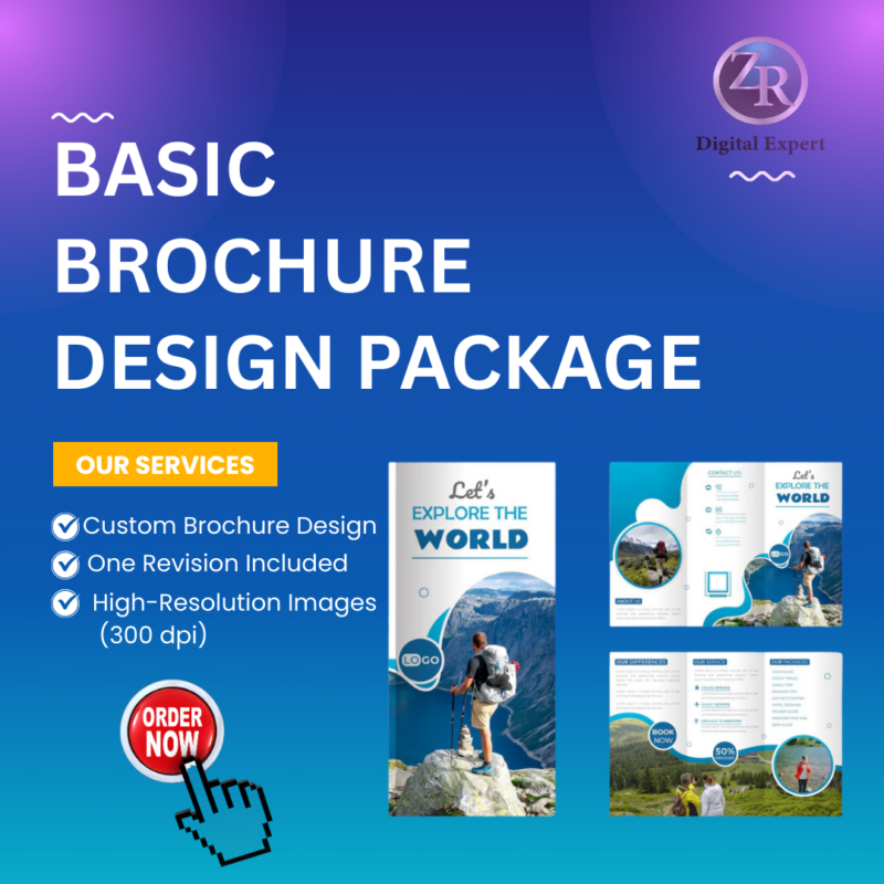 Basic Brochure Design Package Deposit