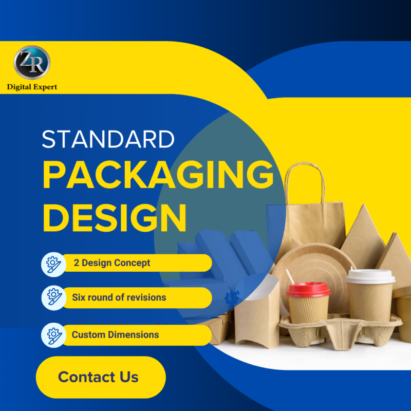 Standard product packaging design deposit