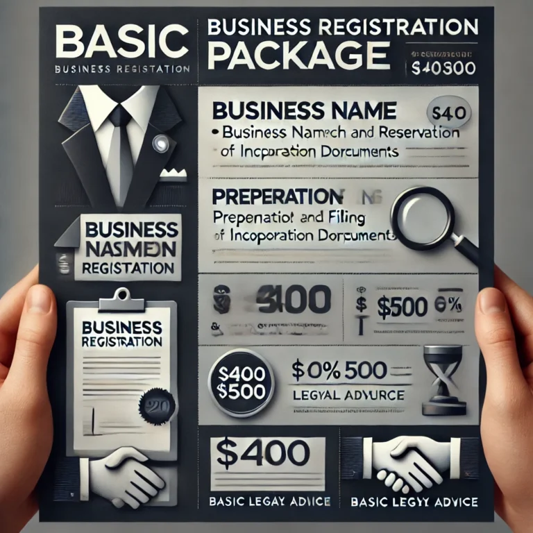 Basic Business Registration Package – Zr Digital Expert Ltd