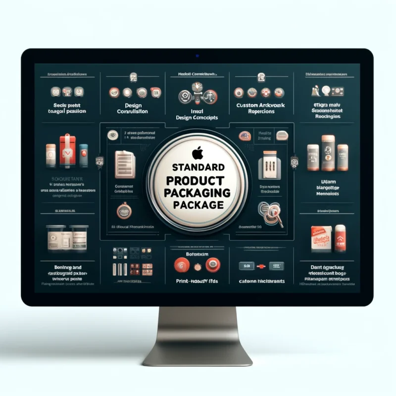 Standard product packaging design package