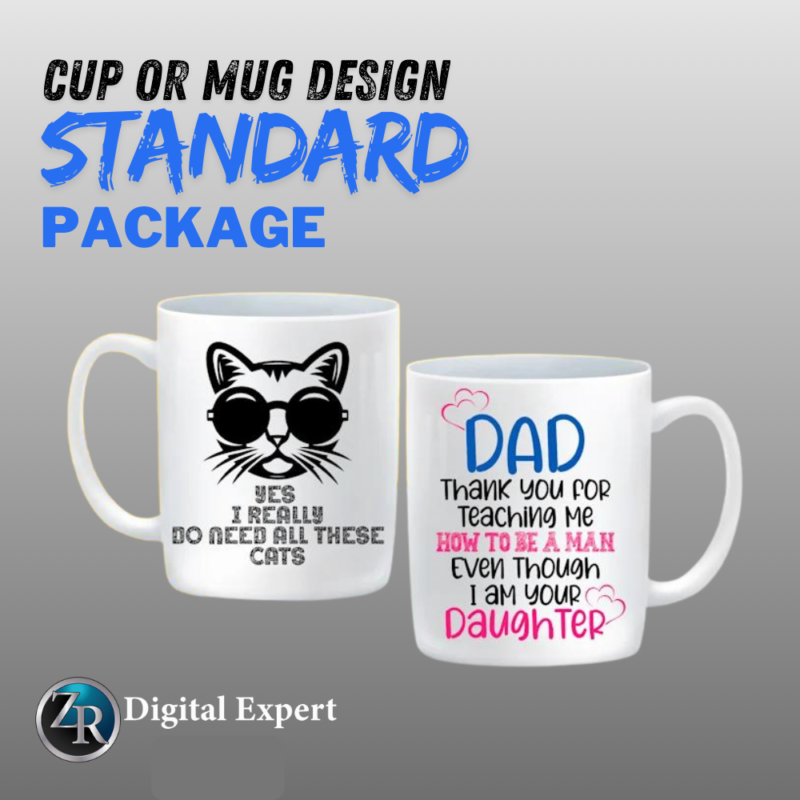Standard Cup Or Mug Design Package Deposit