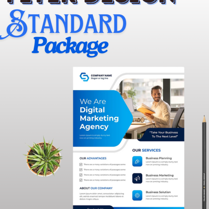 Standard Flyer Design Package Deposit