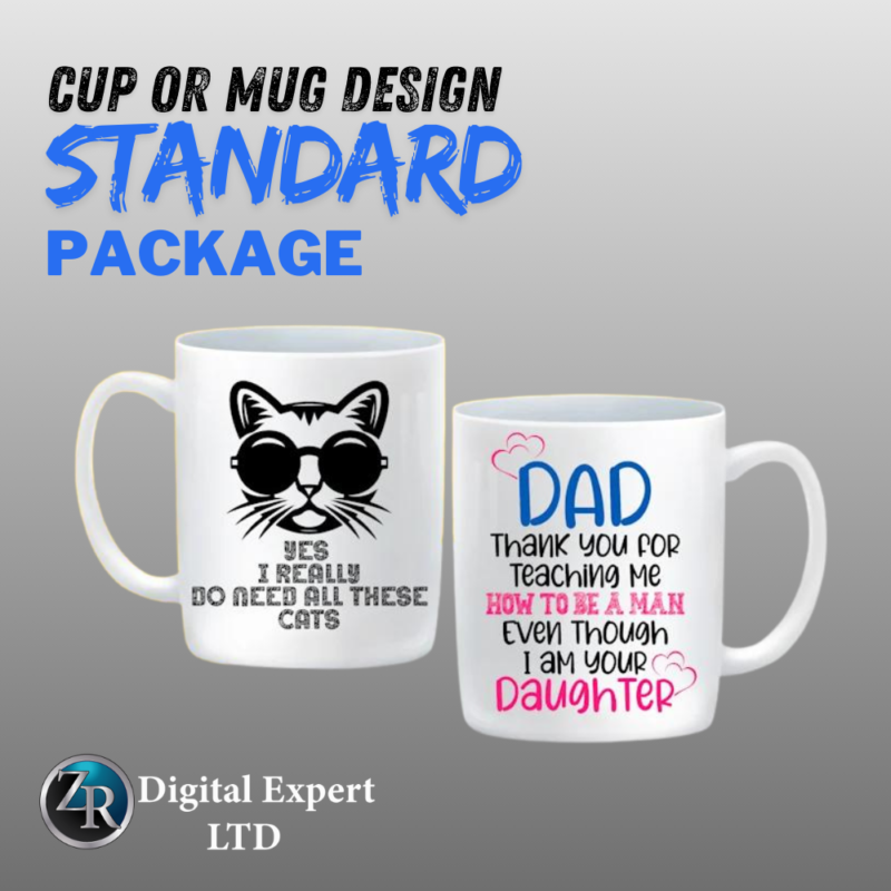 2- Cup or Mug Standard Package Standard Cup Or Mug Design Package ...