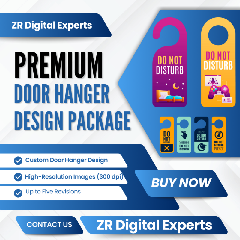 door3 Premium Door Hanger Design Package Deposit
