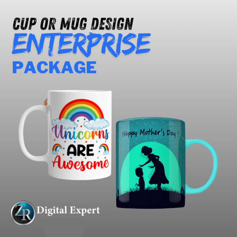 Enterprise Cup Or Mug Design Package Deposit