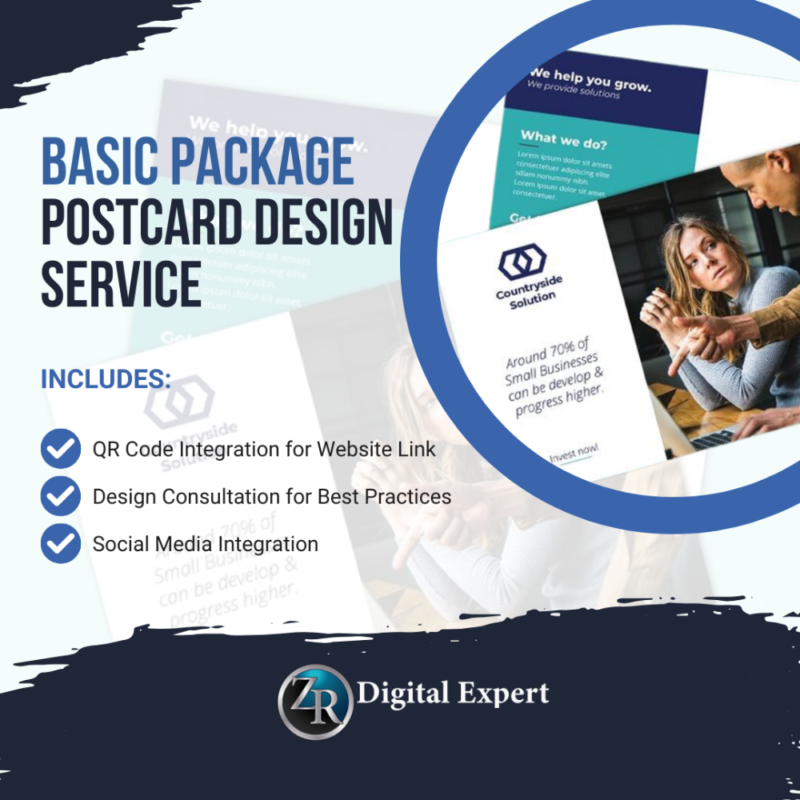 Basic Postcard Design Package Deposit