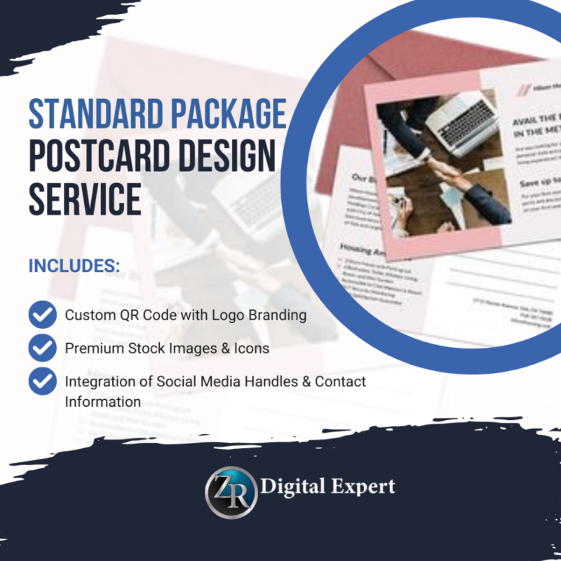 Standard Postcard Design Package Deposit