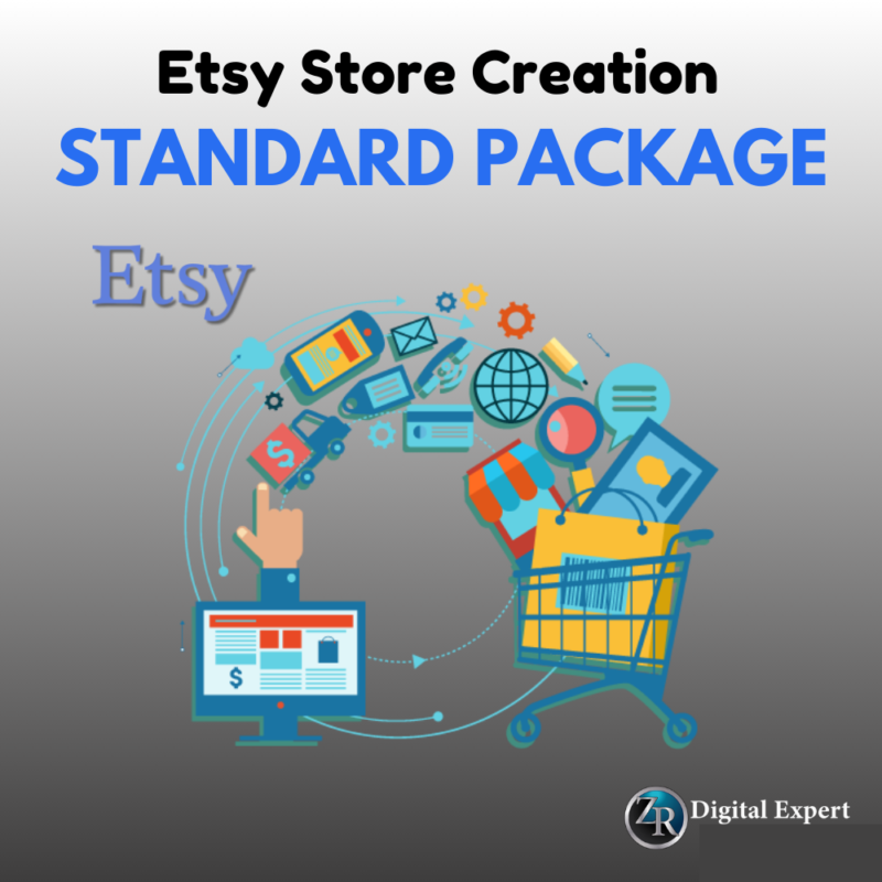 Standard Etsy Store Creation Package Deposit