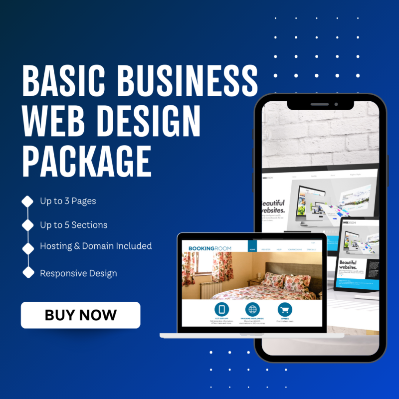 Basic Web Package! Deposit