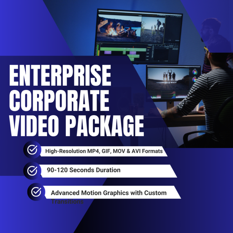 Enterprise Corporate Video Package Deposit